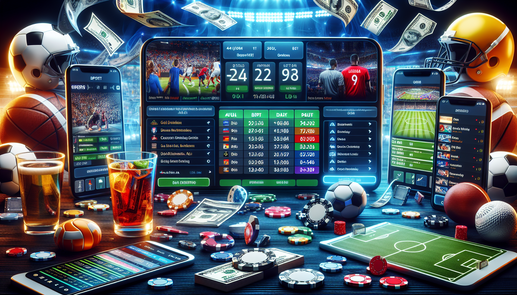 1win sports betting interface