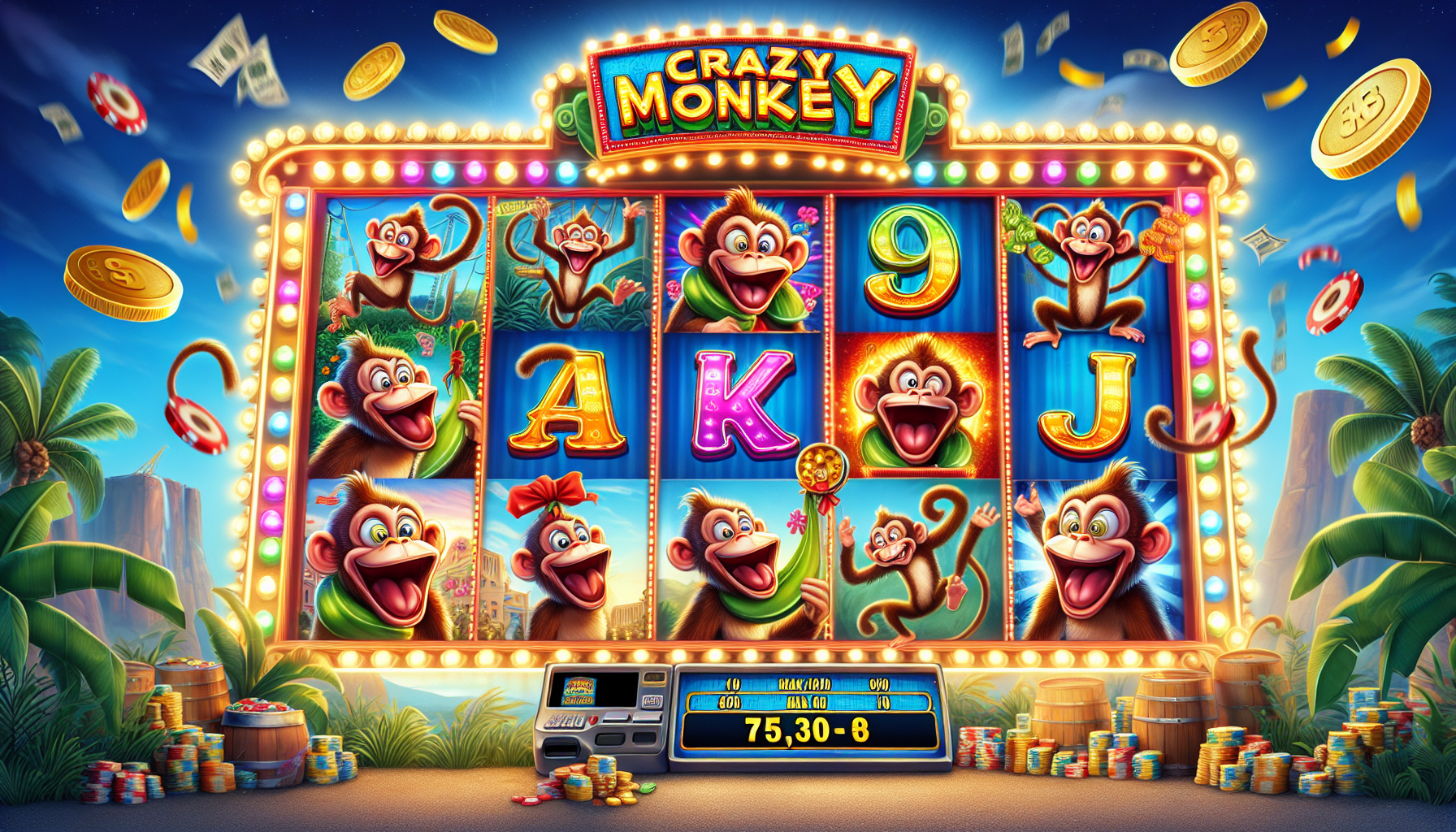 Crazy Monkey and Resident slot machine